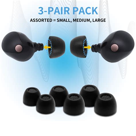 Comply Foam NEW TrueGrip™ Premium Ear Tips for Sony True Wireless Earb