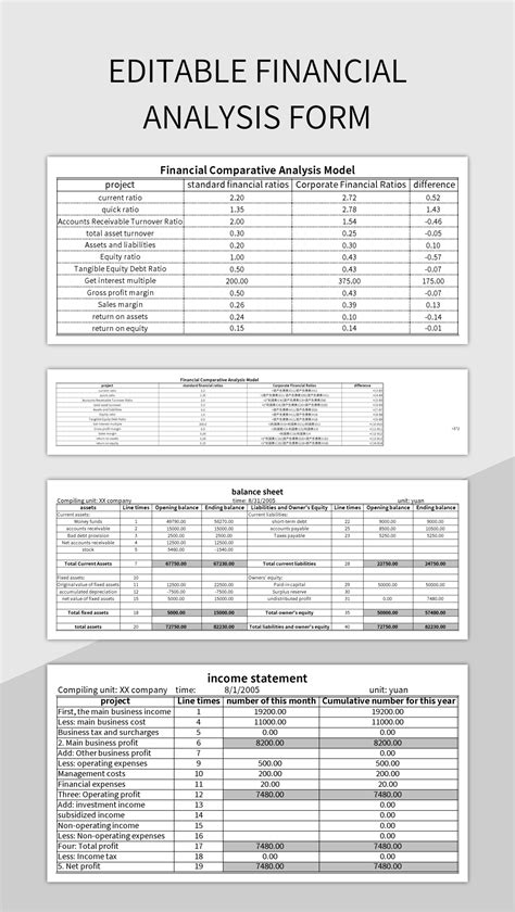 Image result for Financial Analysis Worksheet