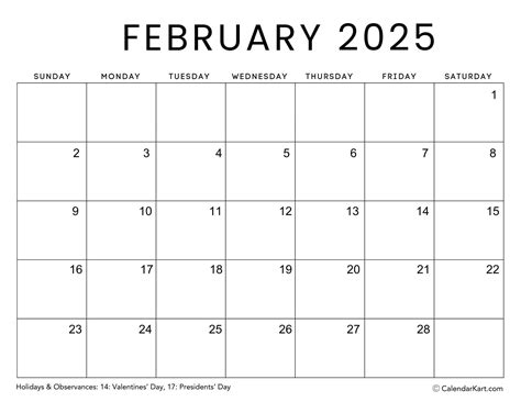 Free Printable Monthly Calendar 2025 Word