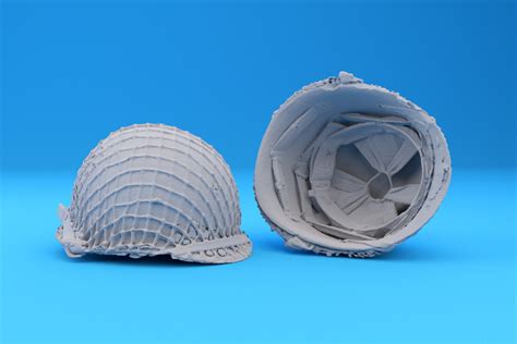 🪖 1/35 M1 Helmets camo netting・ STL File for 3D printing・Cults