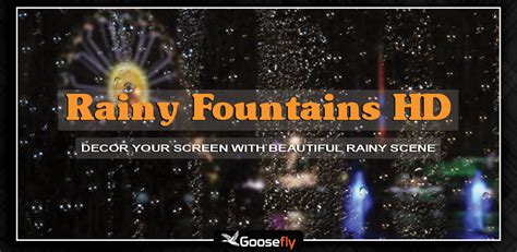 FREE Rainy Fountains HD - Decor your TV screen with beautiful scenery ...