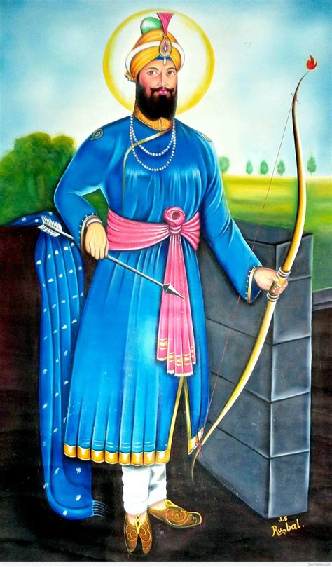 Oil Painting of Shri Guru Gobind Singh Ji - Desi Painters