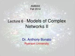 Complex Network Models 的图像结果