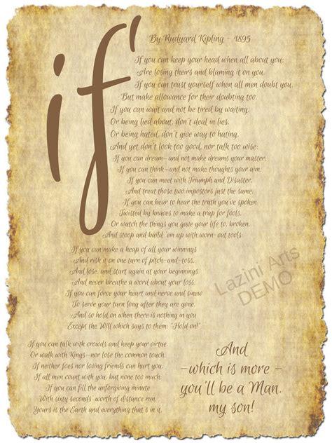 If by Kipling. If Poem Kipling. Rudyard Kipling. Kipling Poem. Rudyard ...