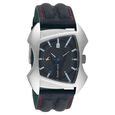 Buy Online Fastrack Quartz Analog with Date Black Dial Leather Strap ...