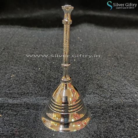 German Silver Bell 4" – Silver Giftry