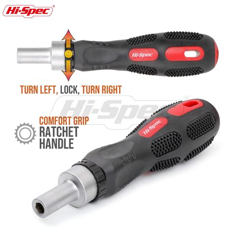 Hi-Spec 101 Piece Screw Driver Bits & Ratchet Handle Set with Tamper ...