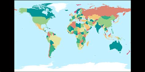 Image result for Equirectangular World Political Map