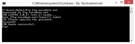 Image result for Running FTP File Using Cmd