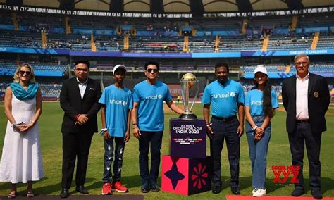 ICC-UNICEF: Sachin Tendulkar leads ‘One Day for Children’ during WC match