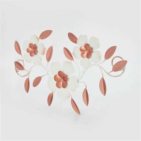 Buy Iliano Metal Flowers and Leaves Wall Accent from Home Centre at ...