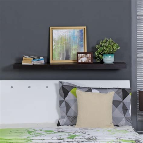 Buy Chicago High Gloss Wall Shelf - Brown from Home Centre at just INR ...