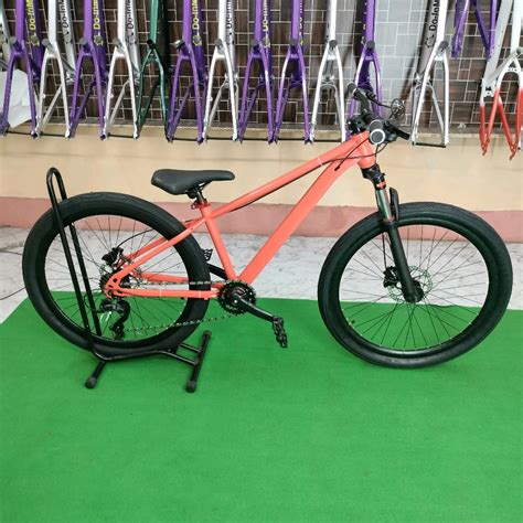 Custom Build MTB Stunt Bike Cycle 26" Alloy Steel Frame 14"Down Frame ...