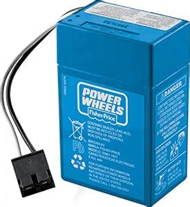 Fisher Price Power Wheels Toddler Rechargeable Replacement Battery (6 ...