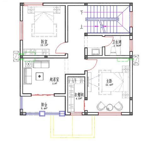 三层80㎡平屋顶自建房方案户型图，简约而不简单_盖房知识_图纸之家