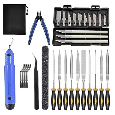 3D Print Tool Kit Accessories 32 Pcs Includes Debur Tool, Cleaning, Fi ...