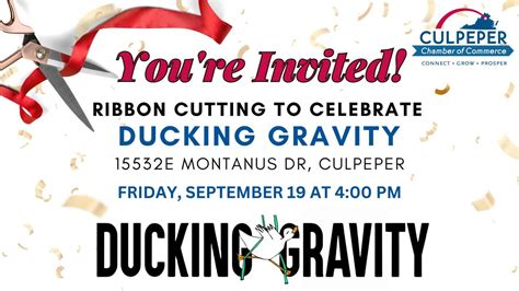 Ribbon Cutting to Celebrate Ducking Gravity!, Ducking Gravity, 15532E ...
