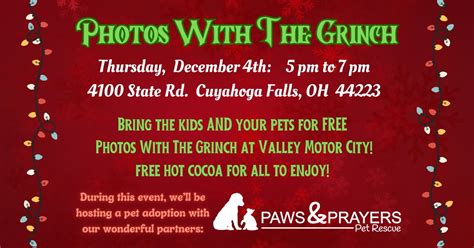 Photos With the Grinch & Pet Adoption - FREE EVENT!, 4100 State Road ...