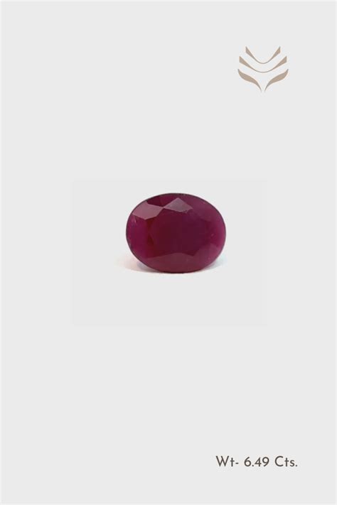 Light-Coded African Ruby - 6.49 Ct - Vani Kabir Studio