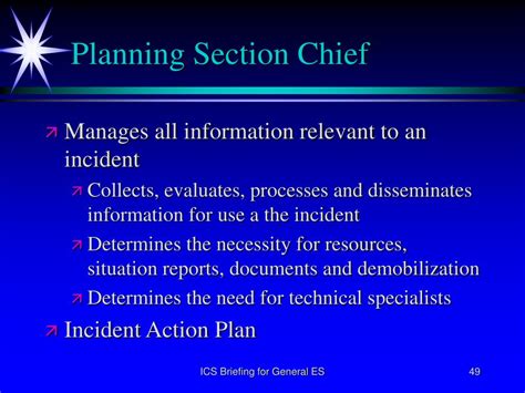 Image result for Incident Command System Planning Section