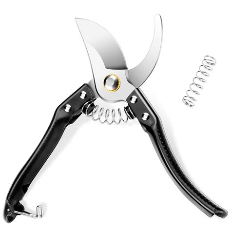 Pruning Shears, HEMOPLT Garden Pruning Shears, 8" Sharp Bypass Garden ...
