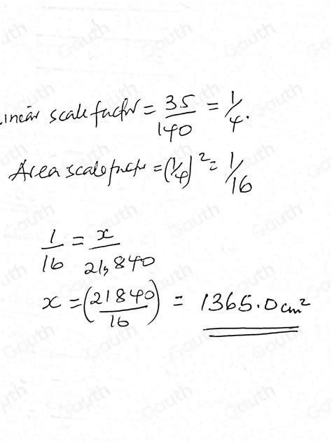 Solved: The ornaments below are mathematically similar. Calculate the ...