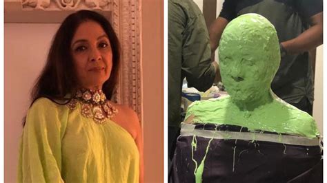 Neena Gupta shares pic from heavy prosthetic session. Gajraj Rao says ...