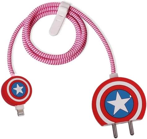 EDNITA Cable Protector with 3D Cute Pattern for iPhone Charger only 18W ...