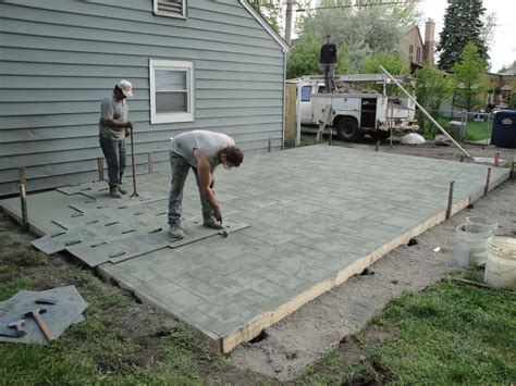 Slab Patio Ideas