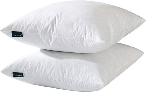 Amazon.com: Fixwal Throw Pillow Inserts Set of 2-26 x 26 Inches Bed and ...