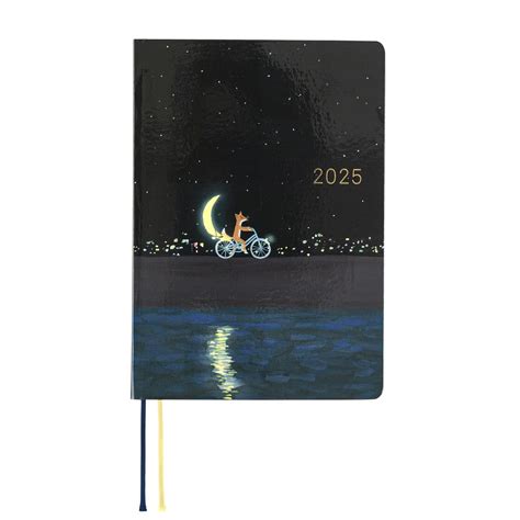 Hobonichi Techo 2025 HON English Edition Hiroko Kubota/Crescent Moon ...