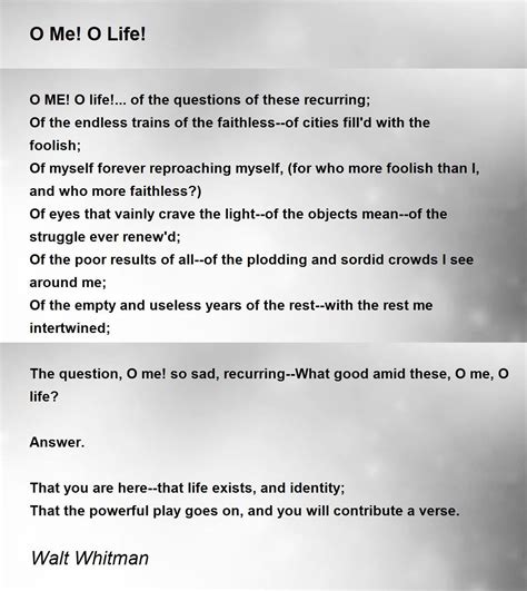 Walt Whitman The Powerful Play Goes On