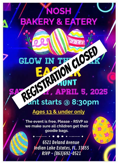 Glow in the dark Easter Egg Hunt, 6521 Deland Avenue, Indian Lake ...
