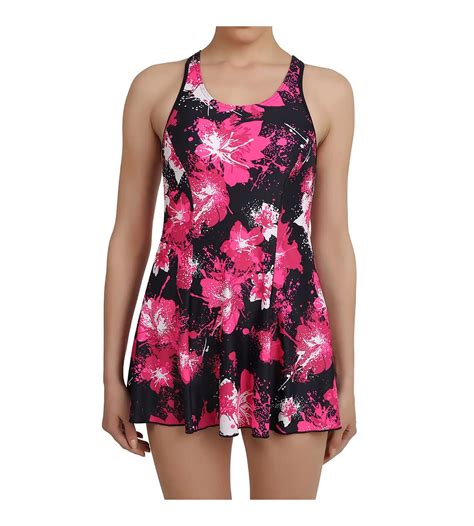 Buy Speedo Racerback Swimdress Speedo Navy-Fluo Pink-Magenta-White ...