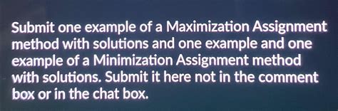 Image result for Maximization and Minimization Assignment Kaiser