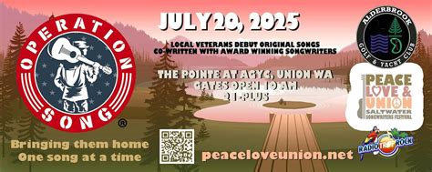 Operation Song Sunday Brunch: Peace Love & Union Saltwater Songwriters ...