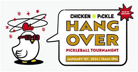 Hangover Pickleball Tournament, Chicken N Pickle - North Kansas City ...