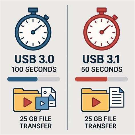 USB 3.0 vs 3.1 : Comparatif 2025 - Vitesses & Performances - le ...