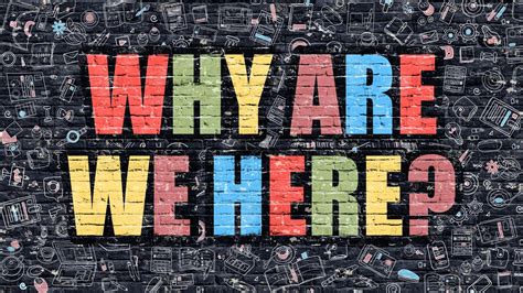 Premium Photo | Why are We Here Concept Modern Illustration Multicolor ...