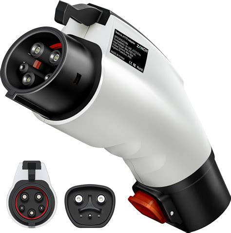 Amazon.com: Zanch Tesla to J1772 Adapter, [Military-Grade Quality], Designed for J1772/CCS1 EVs ...
