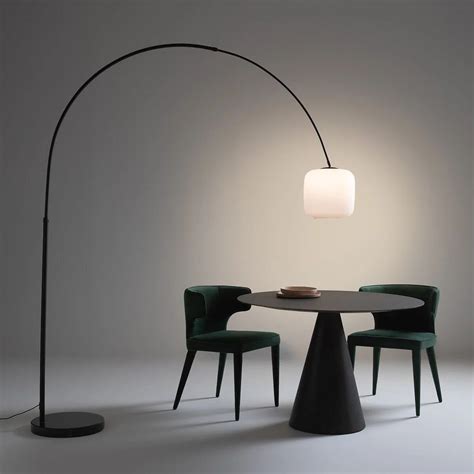 Pin by Gillian Vandewyer on Lighting | Arched floor lamp, Dining room ...