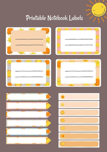 Printable Notebook Sticker Design 的图像结果