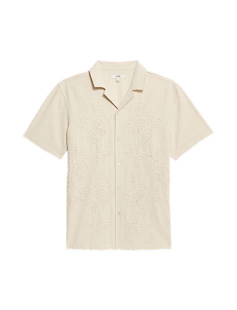 Buy Cotton Rich Shirt at Marks & Spencer