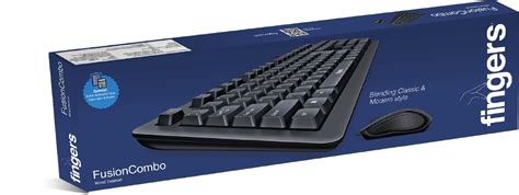 Amazon.in: Buy Fingers FusionCombo Wired USB Keyboard and Mouse Set ...