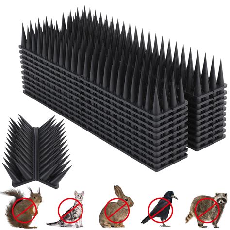 Buy Bird Spikes, 20 Packs Bird Deterrent, Raccoon for Outdoor Repelling ...