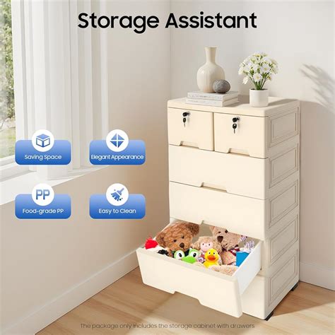 Ringmaster Plastic Drawers Dresser,5 Layers Storage India | Ubuy