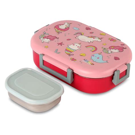 Buy CELLO Kidzbee Apollo Pink Parade Plastic Insulated Kids Lunch Box ...