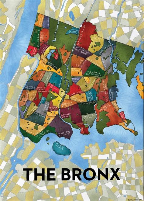 Map Of Bronx By Neighborhood