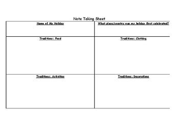 Framework for Holiday Homework 的图像结果