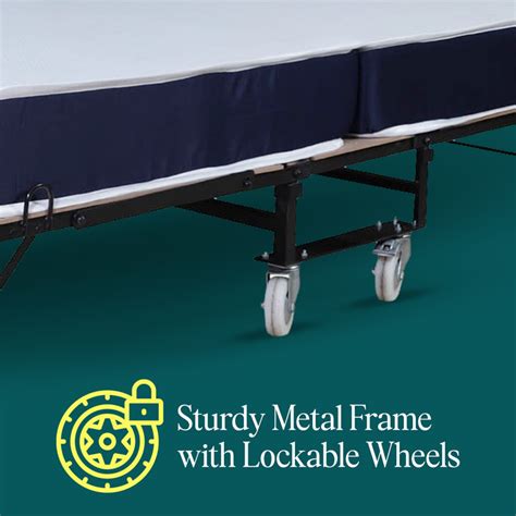 Buy Folding Rollaway Bed With 6" Mattress | Loom & Needles